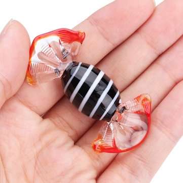 12Pcs Vintage Murano Glass Sweets Candy Christmas Decorations Kids Ornament