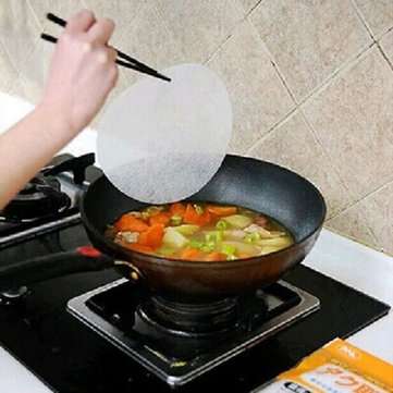 12pcs/Bag Kitchen Oil Film Soup Food Oil Absorbing Cotton Kitchen Paper of Oil Absorption Cooking To