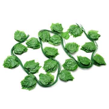 12Pcs/Pack Artificial Greenery Vine Artificial Ivy Leaves Hanging for Home Bathroom Garden Wedding P