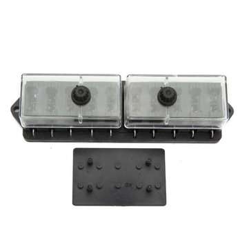12V 10 Way Car Truck Vehicle Automotive Blade Fuse Box Holder Circuit ATO ATC