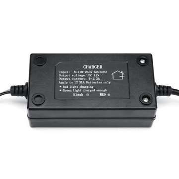 12V 1.2A LED Display Automatic Lead Acid Battery Smart Charger