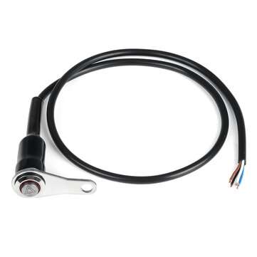 12V 10A Kill Start Motorcycle Button Switch Headlight Stainless Steel Red LED ON OFF Handlebar Adjus