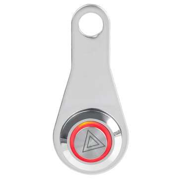 12V 10A Kill Start Motorcycle Button Switch Headlight Stainless Steel Red LED ON OFF Handlebar Adjus