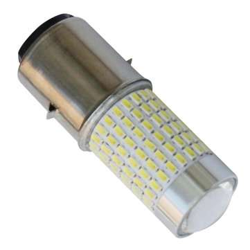 12V 1200lm Headlight Bulb High/Low Beam Led Lamp For Scooter/Moped/Motor Light 144SMD H6 BA20D