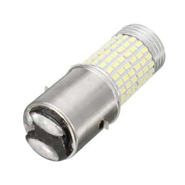 12V 1200lm Headlight Bulb High/Low Beam Led Lamp For Scooter/Moped/Motor Light 144SMD H6 BA20D