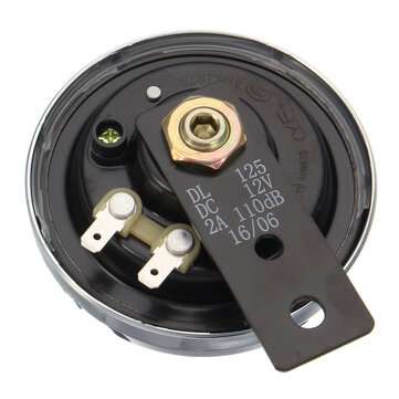 12V 110db 94mm Electric Horn Super Loud Cafe Racer Retro Motorcycle Car Universal