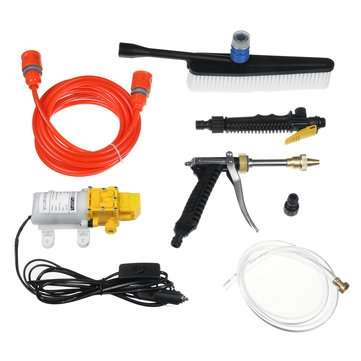 12V 120W Portable High Pressure Car Wash Spray Guns Foam Sprayer Washer Cleaner Water Pump