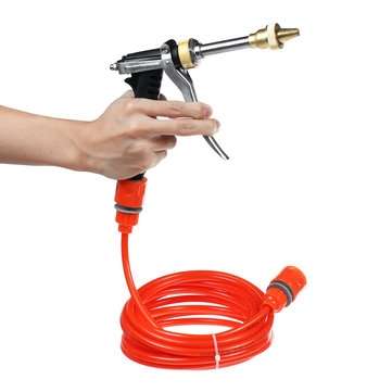 12V 120W Portable High Pressure Car Wash Spray Guns Foam Sprayer Washer Cleaner Water Pump