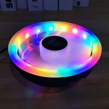 12V 12CM RGB PC Fan Silent Cooling Heat Sink For Computer Case CPU Cooler 3 Pin