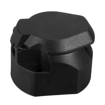 12V 13Pin European Standard Caravan Tow Bar Electrical Trailer Male Plug Plastic Socket