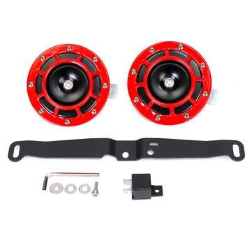 12V 139dB Grill Mount Super Loud Horn Compact Electric Blast Tone Kit for SUBARU Impreza WRX STi BRZ