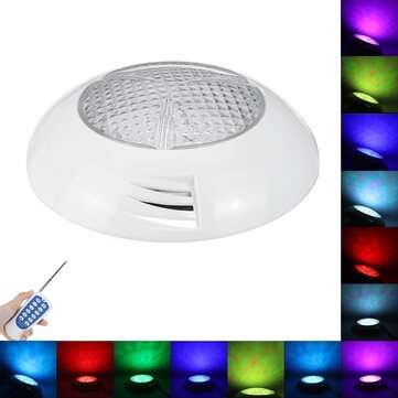 12V 144 LED RGB Underwater Swimming Pool Light Fountain Lamp Bulb Remote Control