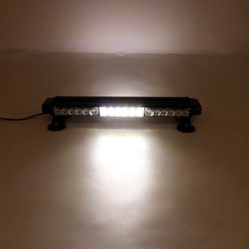 12V 144W 42 LED Amber Double Side Traffic Advisor Strobe Flash Light Bar Emergency Light Magnetic Un
