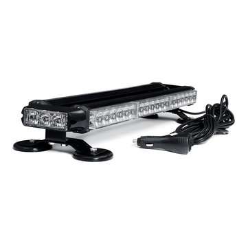 12V 144W 42 LED Amber Double Side Traffic Advisor Strobe Flash Light Bar Emergency Light Magnetic Un