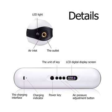 12V 150PSI Portable Cordless Air Compressor Tire Inflator Digital LCD Pump For Vehicle