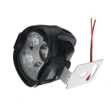 12V 15W 4LED 1000LM Super Bright Motorcycle Headlight Bulb Work Fog Driving Spot Night Headlamp For