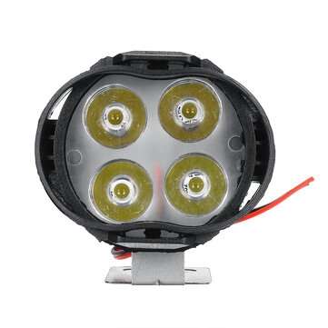12V 15W 4LED 1000LM Super Bright Motorcycle Headlight Bulb Work Fog Driving Spot Night Headlamp For