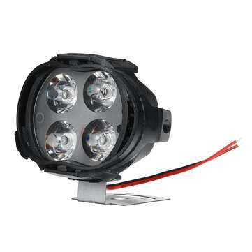 12V 15W 4LED 1000LM Super Bright Motorcycle Headlight Bulb Work Fog Driving Spot Night Headlamp For