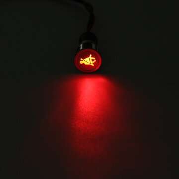 12V 16mm LED Dash Panel Warning Pilot Light Indicator (NO.: 012)