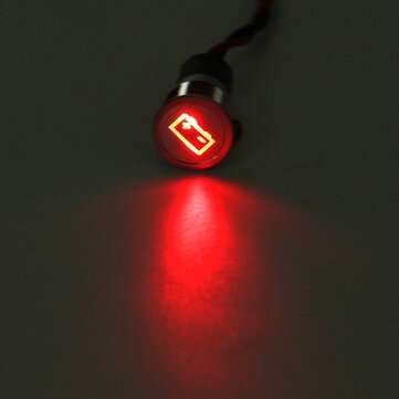 12V 16mm LED Dash Panel Warning Pilot Light Indicator (NO.: 007)