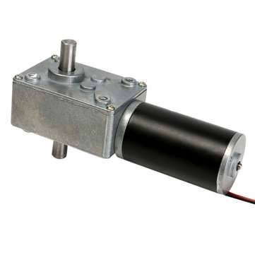 12V 160rpm Reduction Motor Worm Gear Double Shaft DC Motor Cear-box Motor