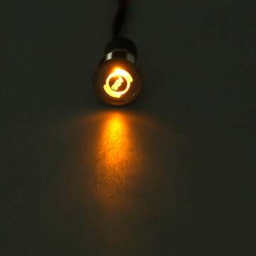 12V 16mm LED Dash Panel Warning Pilot Light Indicator (NO.: 008)