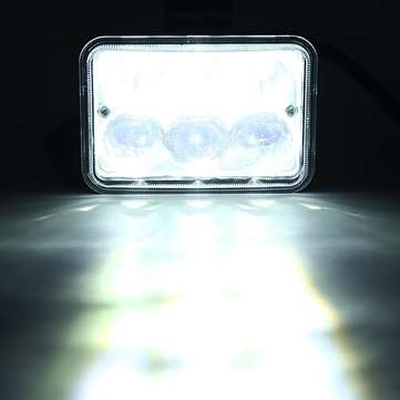 12V 18W 7000K Motorcycle Super Bright Spot Lightt LED Headlights Lens Side Six Lamp Lights