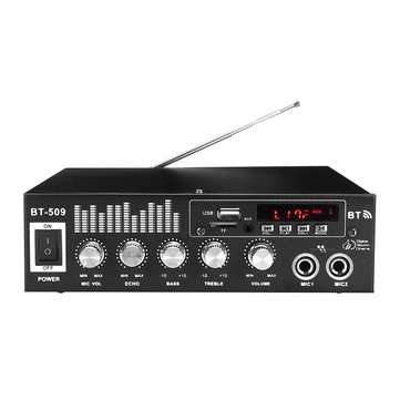 12V 220V BT-509 Car Home bluetooth Amplifier with Remote Control