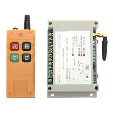 12V 220V Universal 4 Channels Remote Control Switch with ... (FREQUENCY: 433MHZ | VOLTAGE: DC12-48V)