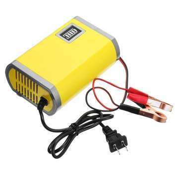 12V 24AH-63AH Smart LED Car Motorcycle Battery Charger
