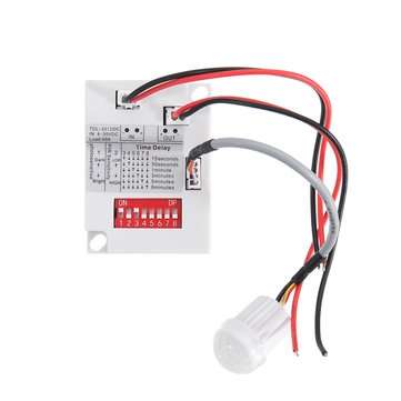 12V 24V 7-10M PIR Motion Sensor Switch IR Infrared Human Body Induction Sensor Detector Switch for L