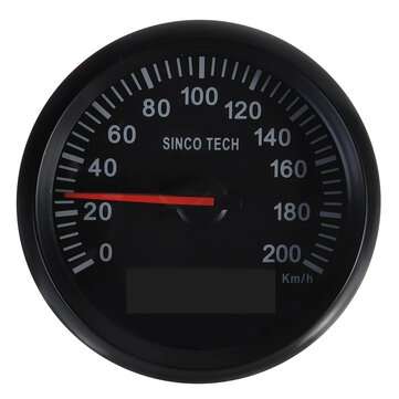 12V 24V 85mm 200Km/h Car GPS Speedometer Odometer Speed Gauge 7 Color Waterproof Marine Boat Univers