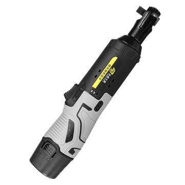 12V 3/8" Cordless Electric Ratchet Wrench Tool Set with Battery & Charger Kit 32NM 1300m