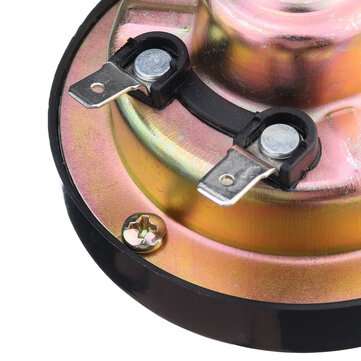 12V 300DB Black High Pitch Electric Snail Horn with Mounting Bracket Accessories