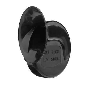 12V 300DB Black High Pitch Electric Snail Horn with Mounting Bracket Accessories