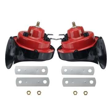 12V 300dB Dual Tone Air Snail Horns Loud Siren For Car Van Motorcycle Universal