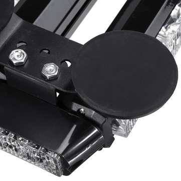 12V 30W Car LED Roof Strobe Light Bar Emergency Signal Warning Flash Amber Magnetic 7 Modes Universa