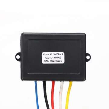 12V 433MHz Universal Winch Wireless Remote Control Switch Kit For Jeep ATV SUV