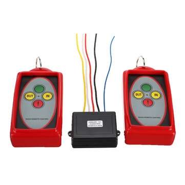 12V 433MHz Universal Winch Wireless Remote Control Switch Kit For Jeep ATV SUV
