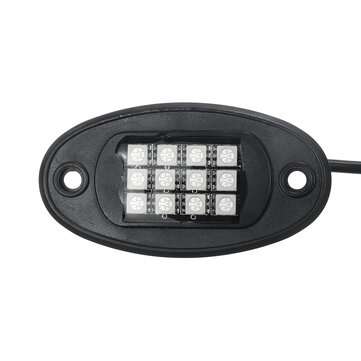 12V 5050 bluetooth 4+24 Key Remote Control Universal 160 LED RGB Rock Lights Kit Waterproof Music Ca
