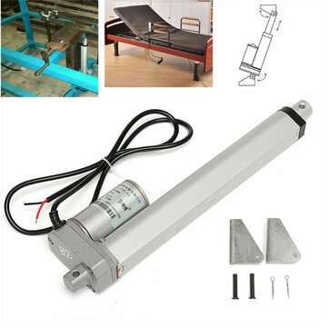 12V 50mm/s 100N Linear Actuator Motor High Speed 100mm Electric Door Opener (SIZE: 100MM)