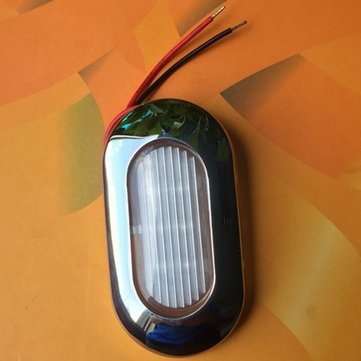 12V 6 LED 83LM White Boat Light Yacht Marine Walkway Lamp