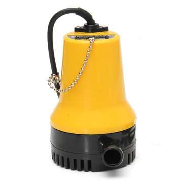 12V 50W 1110GPH 4600rpm Electric Submersible Water Pump Clean Clear Dirty Pool Pond Flood