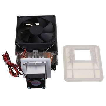 12V 6A 72W Thermoelectric Peltier Refrigeration Cooling Cooler Fan System Heat Sink Kit Cooler