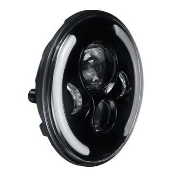 12V 7 Inch 60W H4 H13 Motorcycle LED Headlights Hi Lo Beam DRL Daytime Running Light 6500K For Harle