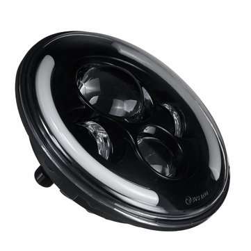 12V 7 Inch 60W H4 H13 Motorcycle LED Headlights Hi Lo Beam DRL Daytime Running Light 6500K For Harle
