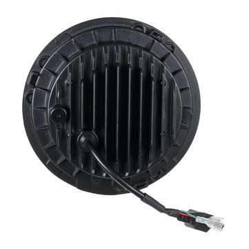 12V 7 Inch 60W H4 H13 Motorcycle LED Headlights Hi Lo Beam DRL Daytime Running Light 6500K For Harle