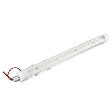 12V 72 LED Dimmable Interior Light Strip Bar Car Van Bus Caravan ON/OFF Switch