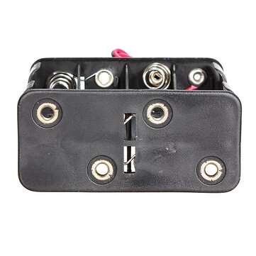12V 8 x AA Battery Clip Slot Holder Stack Box Case 6 Inch Leads Wire