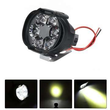 12V 8W 6LED Motorcycle Motorbike Front Spot LED Light Headlights Lamp